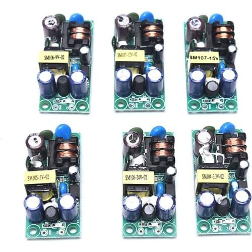 AC-DC 3V 5V 9V 12V 15V 24V Isolated Switching Power Supply Module Board PLG06A