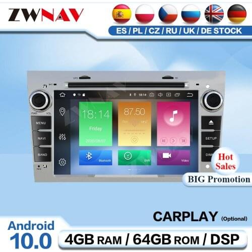 Carplay 2 Din Android Multimedia For Opel Vauxhall Astra H Car Radio Receiver Audio Stereo Video Player GPS Navigation Head Unit