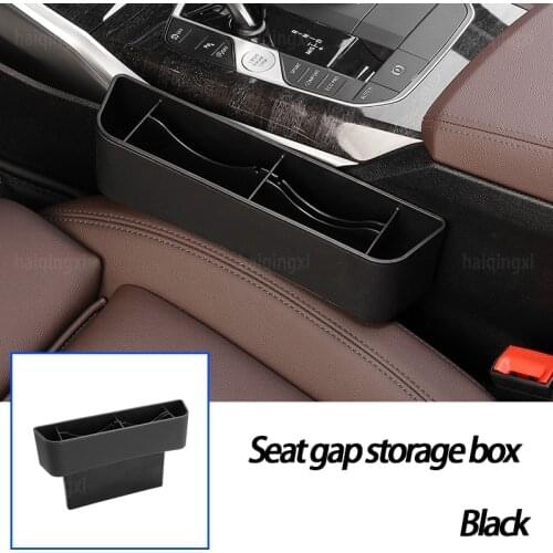 Car Seat Gap Storage Box Cup Leather Pocket Catcher Organizer Phone Bottle Cups Holder Multifunctional Car Accessories