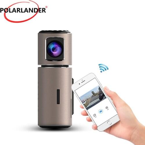 Car DVR Single Recording Mobile Phone Interconnection WIFI Voice Control Recorder 24H Parking Monitoring HD Night Vision Hidden