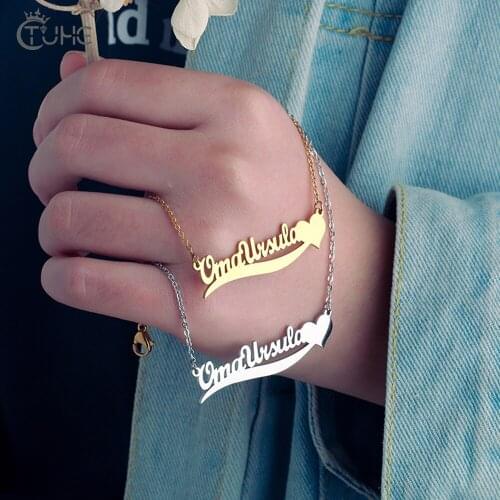 Personalized Name Bracelet Women Stainless Steel Customized Name Adjustable Bangle Unique Custom Jewelry Gift Gold Silver Color