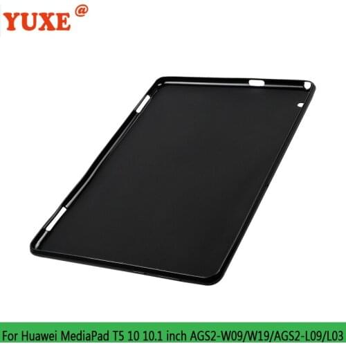 Tablet Case For Huawei MediaPad T5 10 10.1 inch AGS2-W09 ags2 L09 L03 W19 Funda Back TPU Silicone Anti-Drop Cover for t5 10.1"