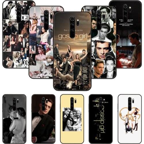 Phone Case For Xiaomi Redmi Note 8 8T 7 7A 9 9S 8A 4 5 Pro Black Cover Waterproof Silicone Coque Luxury Prime 3D Tv Gossip Girl