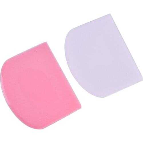 Home Baking Nough Cutting Tools Kitchen Gadgets Plastic Cake Cream Spatula Dough Cutter Butter Batter Scraper Baking Tools