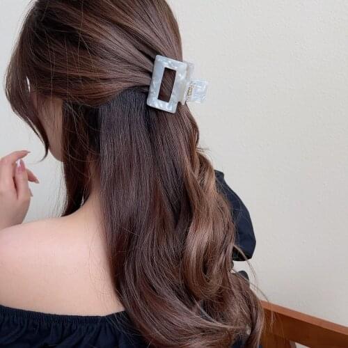 Elegant Hair Clips Hair Claws Catch Hairclip Clamp Hairpin Korean Large Bathroom Clip Hair Accessories for Women Girls Casual
