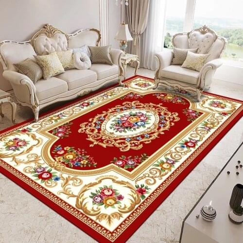 European luxury living room carpet Nordic bedroom bedside mat Chinese carpet