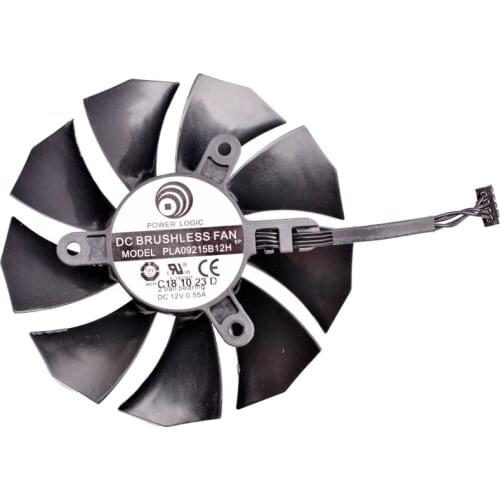 PLA09215B12H diameter 85mm hole pitch 42mm RTX2060 2070 Ultra OCV2 Vulcan graphics cooling fan