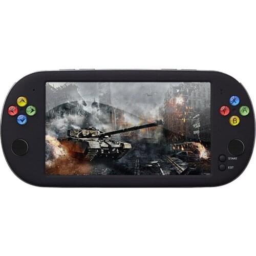 Powkiddy X16 7 Inch Retro Game Console Double Joystick Handheld Game Console Support MP4 MP5 TF Card 8G 16G For Arcade Game
