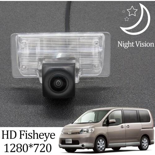 Owtosin HD 1280*720 Fisheye Rear View Camera For Nissan Serena C25 C26 2005-2016 Car Vehicle Parking Accessories