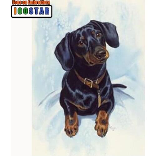 Full Drill Square Diamond 5D DIY Diamond Painting"Snow in the dog"Diamond Embroidery Cross Stitch Rhinestone Mosaic Painting