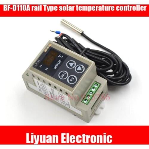 BF-D110A rail Type solar temperature controller / 10K NTC thermostat / digital adjustable temperature controller