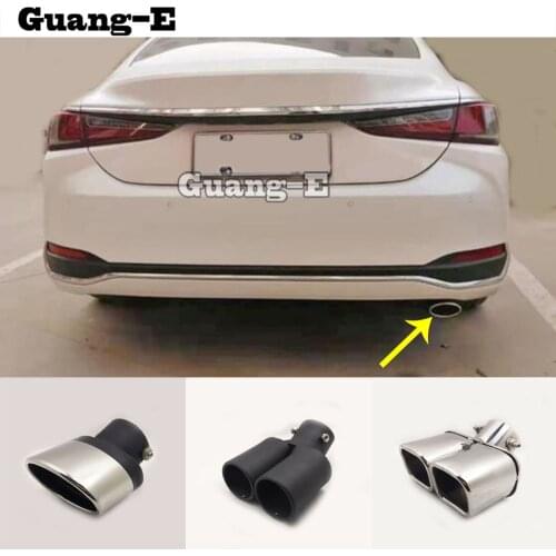 Car Muffler Exterior Back End Pipe Dedicate Exhaust Tip Tail Outlet For Lexus ES ES200 ES250 ES300 ES350 2018 2019 2020 2021