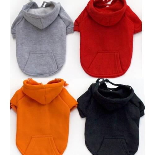 Autumn Winter Puppy Dog Hoodie for Small Medium Dogs Warm Coat Sweater Pet Clothes Dog Cat jacket Sweatshirt Outfits Pet Supply