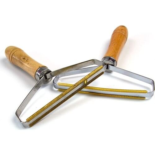 Practical Wooden Clothes Hair Stripper Manually Portable Wool Removal Brush For Finishing Sweater Cashmere Accessories Wholesale