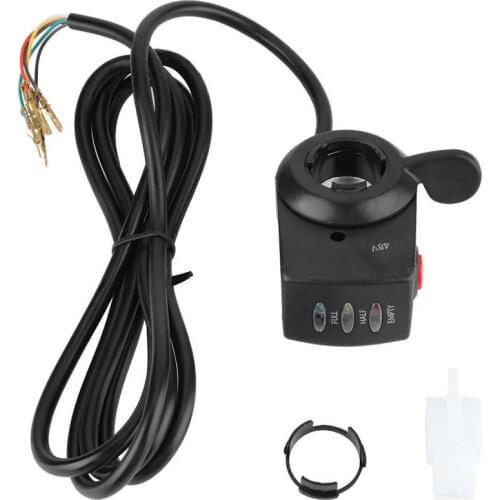 48V Speed Control Twist Thumb Throttle Assembly for E-bike Electric Bike