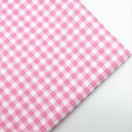 Grid Print Needlwork Material Home textile Tilda The Cloth Curtain Doll Patchwork Tissue Syunss Cotton Fabric DIY Sewing Craft