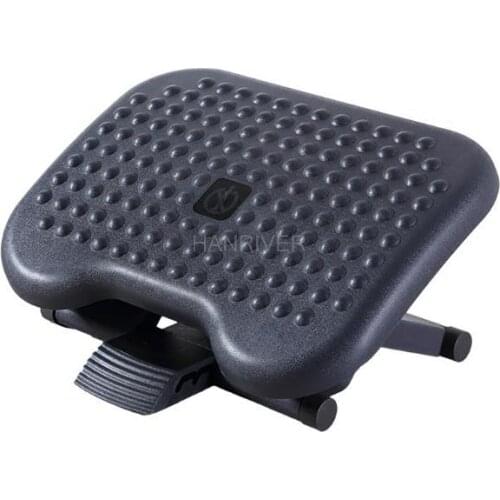 Adjustable Height Foot Rest Stool Ergonomic Comfortable Under Desk Home Office Massage Relaxation Foot Stool Feet Support Relax