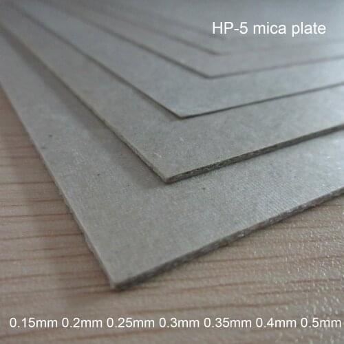 0.15mm 0.2mm 0.25mm 0.3mm 0.35mm 0.4mm 0.5mm HP-5 micarex heat-resisting micanite mica plate Mica Sheet thermal baffle insulat