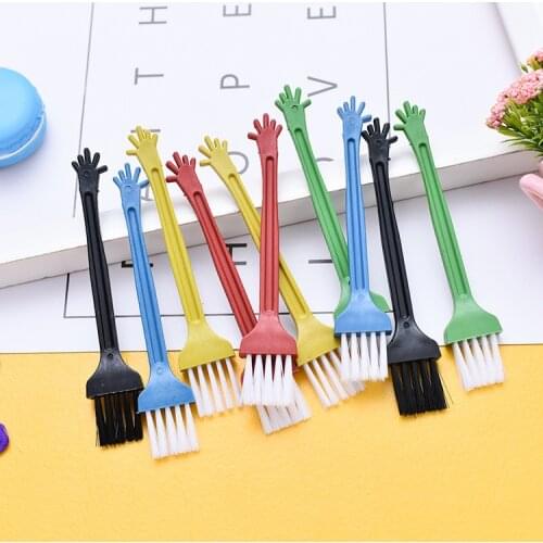 10 PC game mechanical keyboard keycap cleaning brush portable cleaning brush for keyboard mobile phone TV remote control to dust