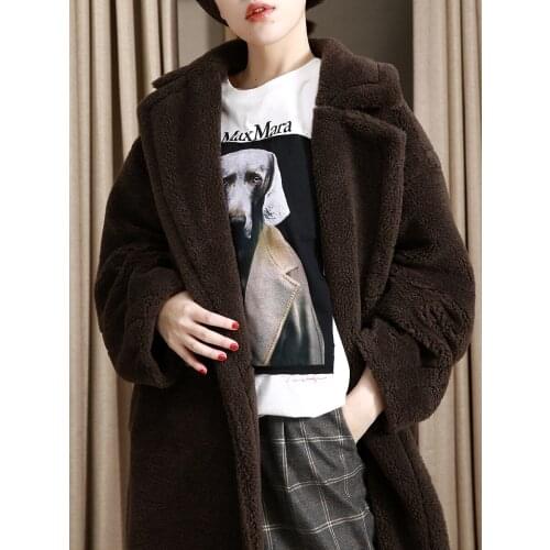 100% Wool Coat Women Warm Coat Women Fashion Warm Autumn Winter Long Jacket Women Wool Coat