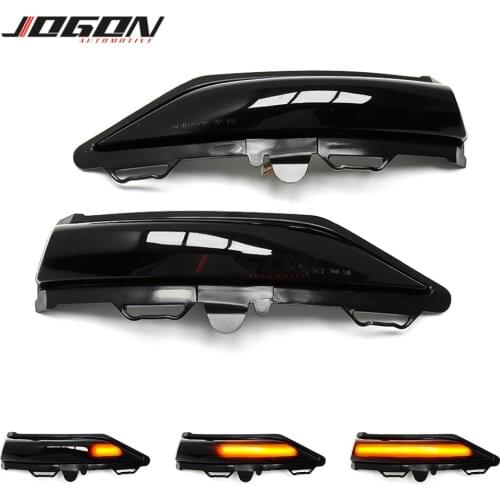 2pcs For Ford Fiesta Mk8 2019 2020 LED Dynamic Turn Signal Light Car Side Rearview Rear View Mirror LED Indicator Blinker Lamp