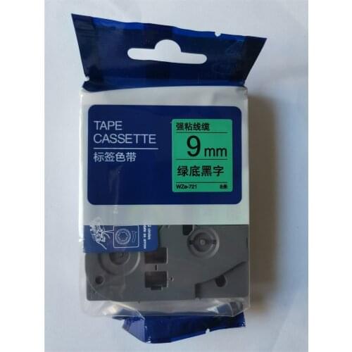 TZE 9mm Label Tape For Ribbon Printer WZE-721