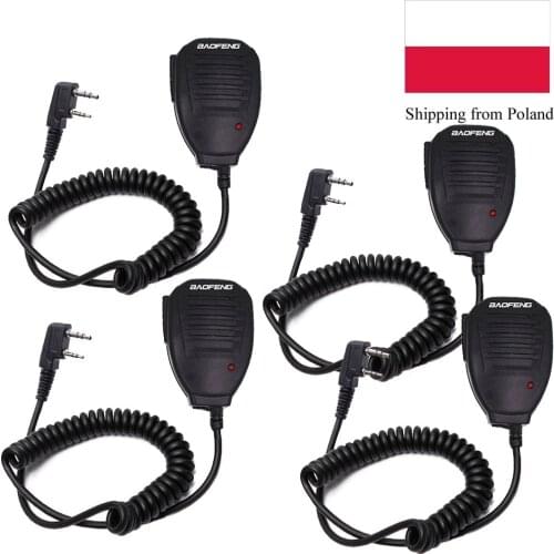 2PCS original Microphone BF-H14-K1 for BAOFENG Radio UV-5R BF-888S UV-82 TH-UV8000D KG-UVD1P K plug Two Way Radio