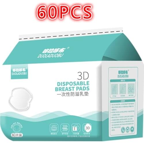60 Pcs Pregnancy Spill-proof Breast Milk Disposable Lactation Ultrathin Must Not Wash Type Leak Proof Milk Patch Nursing Pads
