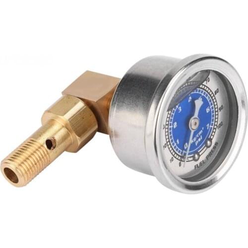 Car Fuel Oil Pressure Liquid Filled Gauge for Honda Civic CRX Acura for Mitsubishi Eclipse Aluminum alloy