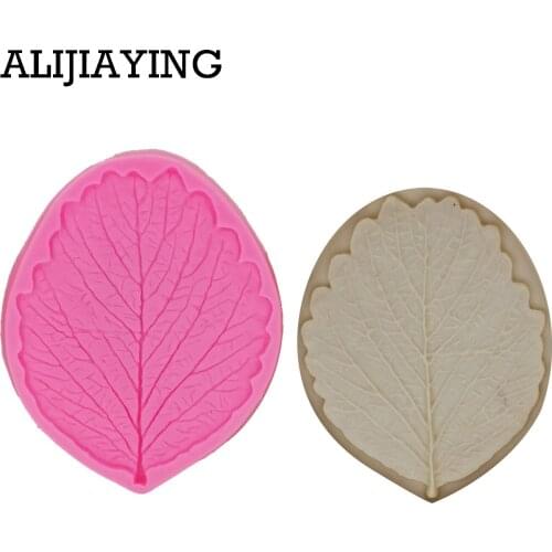 M1311 Leaves cake molds Silicone Mold for Baking Sugar Candy Chocolate Fondant Cake Decorating Tools molds for plaster