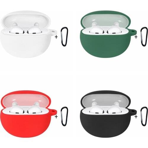 Fundas for OPPO ENCO Air Case Solid Color Non-slip Silicone Protect Earphones Cover for OPPO Enco Air TWS Headphones Case