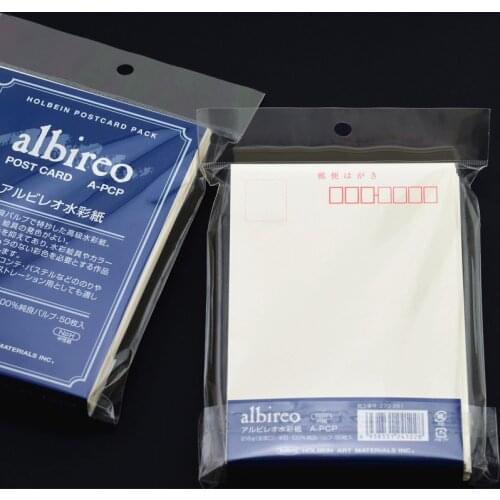 Holbein ALBIREO Blank Watercolor Greeting Card 218gsm 50 pieces Japan