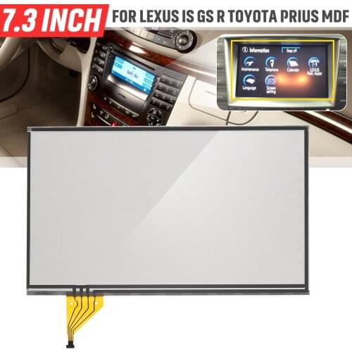 Navigation Touch-Screen Glass Digitizer Lens touch screen For Lexus for Toyota Prius MDF LTA070B512F LTA070B511F LTA070B512F
