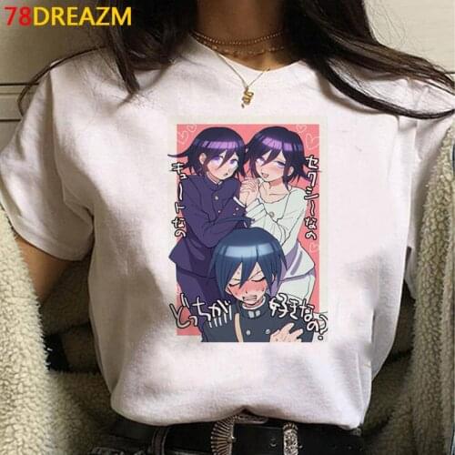 Ouma Kokichi Danganronpa V3 tshirt men 2021 grunge couple tumblr ulzzang summer top kawaii couple clothes