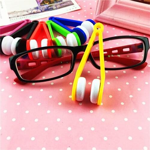 Practical Multicolor Portable Mini Eyeglass Cleaner for Shift Clear Fine Fiber Glasses Wipe Sunglasses Cleaning Tool