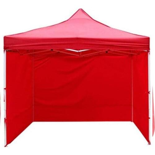 Folding Shade Cloth Tent Advertising Thickened Dustproof and Rainproof Tent Retractable Four-corner Tarpaulin Easy to Clean