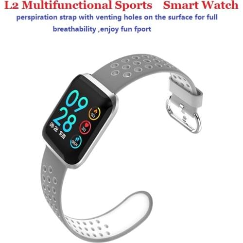 L2 smart watch 1.3 color screen bracelet heart rate sleep monitoring waterproof sports information remind remote photography