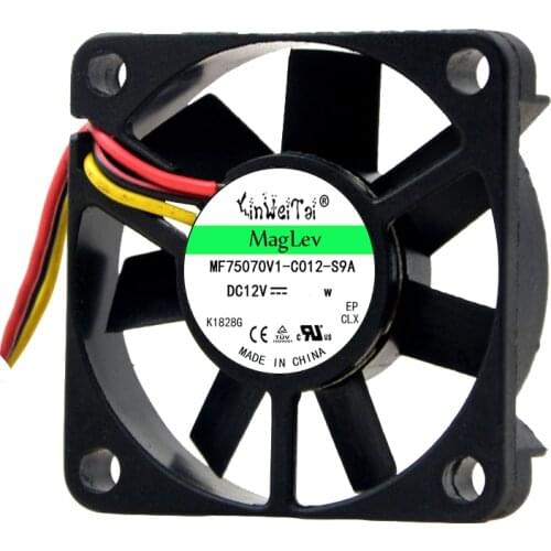 2pcs FOR KDE1245PFV1 4510m12b nf1 DC12V 3wire 3pin 45mm 4.5CM 45x45x10mm Server Square connector Cooling fan cooler