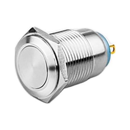 CMP High Quality Waterproof Short Length Body Metal Latching Push Button Switch 16mm