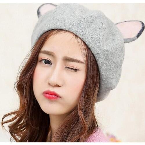 ZHENYUEQI Womens Berets