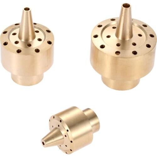1 Pc G1/4 (DN8) G1/2 (DN15) G3/4 (DN20) Brass Park Home Garden Pond Column Fireworks Fountain Water Nozzle Sprinkler Spray Head