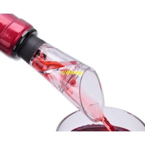 1000pc/lot Wine Pourers Liquor Spirit Pourer Flow Wine Bottle Pour Spout Stopper Wine magic quick sober BAR tool