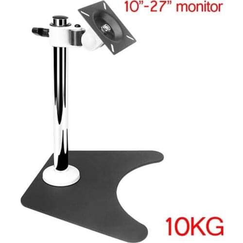 2019 new)DL-T100-140 10-27" BIG base LCD LED single Monitor desktop Holder Arm Full Motion Computer stand vesa mount