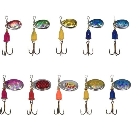 30 spinner fishing lure pike salmon bass T4