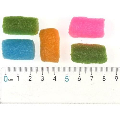 50 Pcs/Bag Fishing Nuggets Water Soluble PVA Foam Pop Up Carp Rig Tackle Accessories Tool Random Color