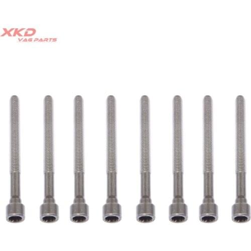 8pcs Engine Head Bolts For V-W To-uareg 06-18 AU-DI A6 05-11 A8 03-13 Q7 07-15 R8 08-15 WHT 001 017