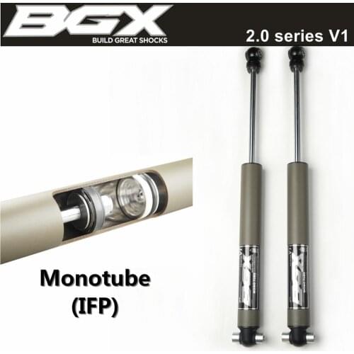 BGX MonoTube/IFP 2.0 Series V1 Front Shocks for 18-19 Jeep Wrangler JL 2-3" Lift