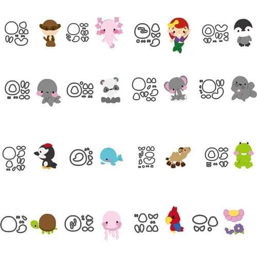 CH Animals Metal Cutting Dies Stencils for DIY Scrapbooking/photo Album stamps Decorative Embossing DIY Paper