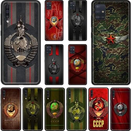 USSR Flag Soviet Union Fundas For Samsung Galaxy A12 A32 5G A70 A50 A52 4G A02S Case Cover For Samsung A10 A72 A10S A40 Coque