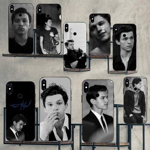 Tom Holland handsome actor Phone Cases For Xiaomi Redmi note 7 8 9 t k30 max3 9 s 10 pro lite Luxury brand shell funda coque